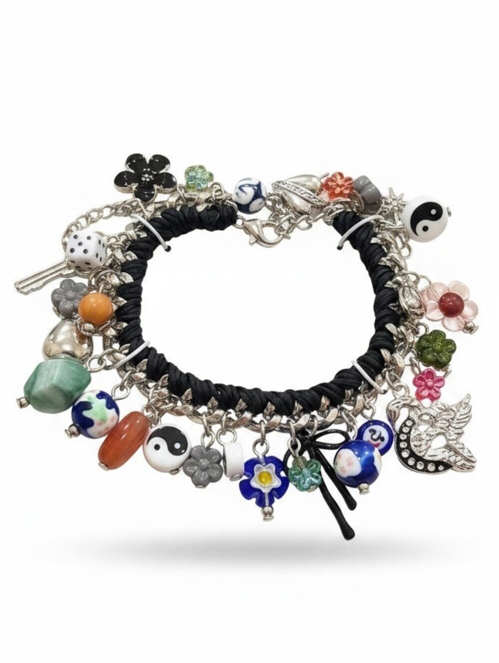 🩶▪️ATTERRI ▪️beautiful Multi Charm 7in Bracelet